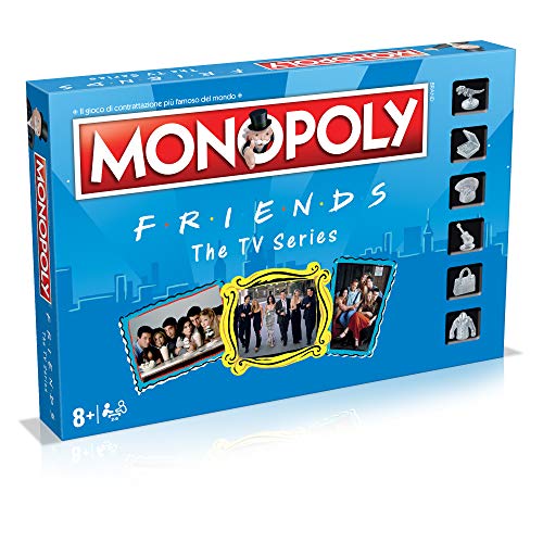 Winning Moves - Friends Monopoly Italian Edition, 036498.