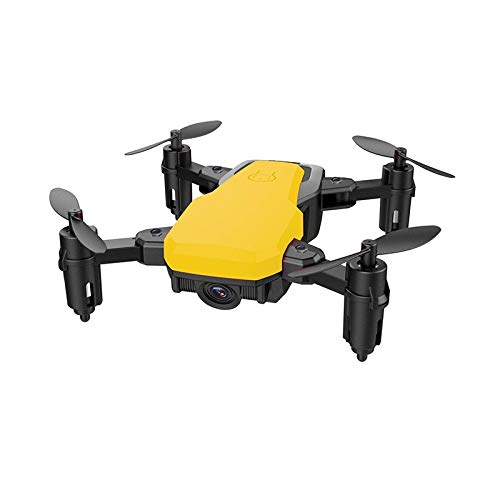 WOQOOK Drone SG800 - Mini dron plegable con WiFi transmisión en tiempo real, color amarillo