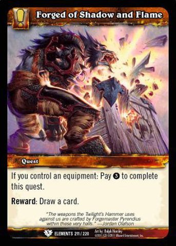 World of Warcraft TCG - Forged of Shadow and Flame (211) - War of the Elements by World of Warcraft