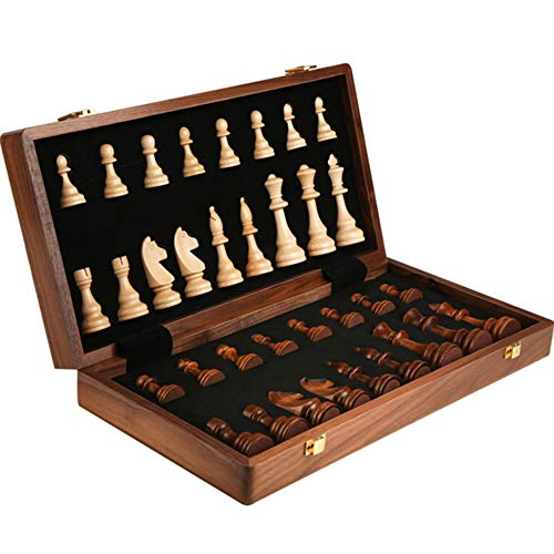 XIUWOUG Ajedrez Juego Ajedrez de Madera Juego Ajedrez, Ajedrez, Portátil Tablero de Ajedrez Plegable Educativo para Niños Grado Superior Piezas de Madera Maciza Tablero de Ajedrez,39 * 39cm XIUWOUG Ajedrez Juego Ajedrez de Madera Juego Ajedrez, Ajedrez, Portátil Tablero de Ajedrez Plegable Educativo para Niños Grado Superior Piezas de Madera Maciza Tablero de Ajedrez,39 * 39cm