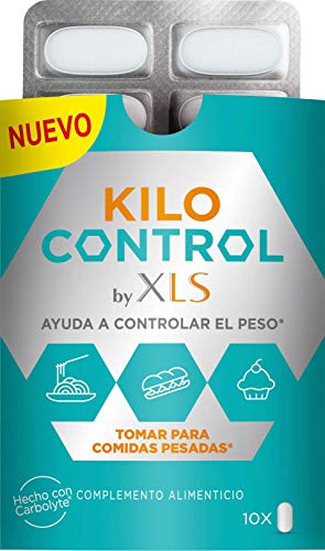 XLS Medical Kilo control - Ayuda a controlar el peso en comidas pesadas - Envase discreto y práctico - Contiene 1 blíster