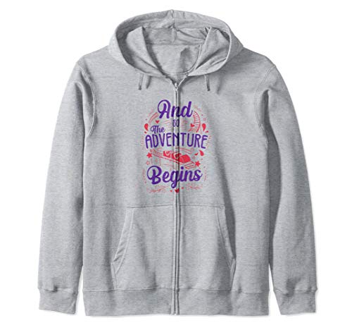 Y así la aventura comienza con el divertido regalo de la Sudadera con Capucha Y así la aventura comienza con el divertido regalo de la Sudadera con Capucha