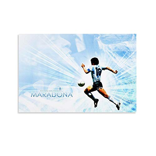 YANDING Diego Maradona - Póster decorativo para pared, diseño de jugador de fútbol, 20 x 30 cm YANDING Diego Maradona - Póster decorativo para pared, diseño de jugador de fútbol, 20 x 30 cm