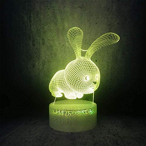 YGQersh Lámpara de ilusión 3D LED luz nocturna casa Stark Juego de Tronos lobo acrílico 7 colores que cambian de acrílico para decoración del hogar para niños regalo de Navidad A17