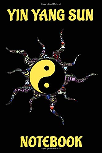 Yin Yang Sun - Notebook - Black - Yellow - College Ruled Yin Yang Sun - Notebook - Black - Yellow - College Ruled