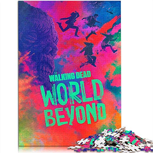 YITUOMO 300 piezas difíciles rompecabezas para adultos, adolescentes The Walking Dead: A World Beyond Television, póster clásico lleno de desafío y cumplimiento, gran opción de regalo 38 x 26 cm