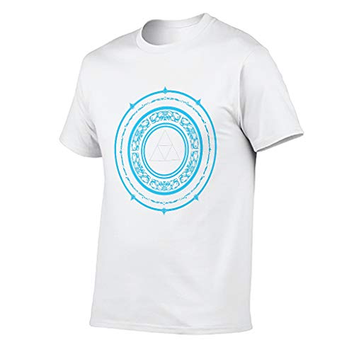 Zelda - Camiseta de algodón para hombre Gris plateado. XXXXL