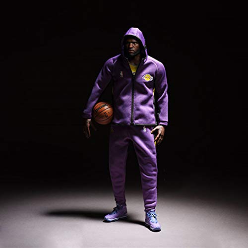 ZH 1/6 Lebron James Figuras De Acción NBA Lakers Modelo De Estatua De Juguete Colección Artesanal Materiales De Protección del Medio Ambiente De PVC Adornos Regalo para Navidad Y Año Nuevo.