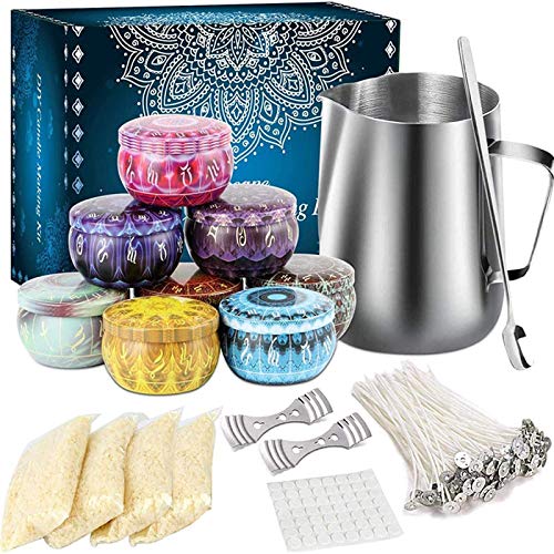 ZHANG Kit de Fabricación de Velas Perfumadas Juego de Iniciación para Principiantes de Velas Jarra de Vertido Segura ZHANG Kit de Fabricación de Velas Perfumadas Juego de Iniciación para Principiantes de Velas Jarra de Vertido Segura