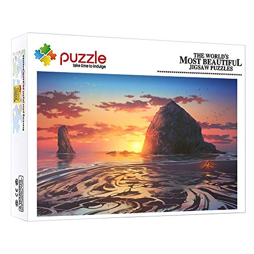 ZTCLXJ Puzzles Puzzle 1000 Piezas El Amanecer del Mar 1000 Piezas Puzzles para Adultos para Infantiles Adolescentes Madera Juguetes para Ocio Y Entretenimiento 52 × 38 Cm