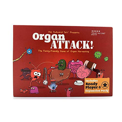 ZWCC Organ Attack Juego De Cartas De Ataque De óRganos Humanos (VersióN En IngléS)