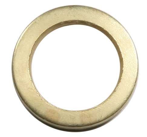 100 anillos para bisagras de acero chapado en latón, diámetro 15,8/11,2 mm