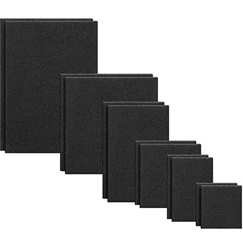 12 Hojas Tira de Espuma Negra Autoadhesiva, 1/8 de Pulgada de Espesor, Caucho Aislante Almohadilla Antideslizante, 12 x 9 Pulg. 9 x 9 Pulg. 9 x 6 Pulg. 6 x 6 Pulg. 6 x 4 Pulg. 4 x 4 Pulg. 12 Hojas Tira de Espuma Negra Autoadhesiva, 1/8 de Pulgada de Espesor, Caucho Aislante Almohadilla Antideslizante, 12 x 9 Pulg. 9 x 9 Pulg. 9 x 6 Pulg. 6 x 6 Pulg. 6 x 4 Pulg. 4 x 4 Pulg.