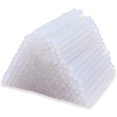 150 PCS 7 x 100mm GouBao Barra de Pegamento Termofusible, Transparente Adhesivos Selladores para Pistola de Pegamento Caliente, Alta calidad y viscosidad, Adecuado para Bricolaje, Sellado y Fijación