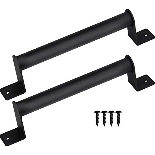 2 Piezas Manillas para Puertas de Acero Inoxidable, Tiradores Puertas Correderas Granero Acero Carbono para Puerta de Casa Hotel Oficina - Negro 2 Piezas Manillas para Puertas de Acero Inoxidable, Tiradores Puertas Correderas Granero Acero Carbono para Puerta de Casa Hotel Oficina - Negro