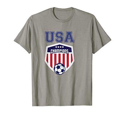 4 Stars USA Champions Flag Football Team Play Game Goal Win Camiseta