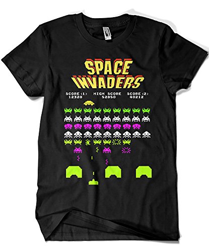 4188-Camiseta Premium, Space Invaders-M