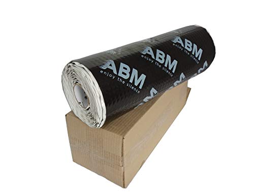 ABM 2 m² ALUBUTYL - Esterilla aislante para aislamiento acústico (2,5 mm x 40 cm x 5 m)