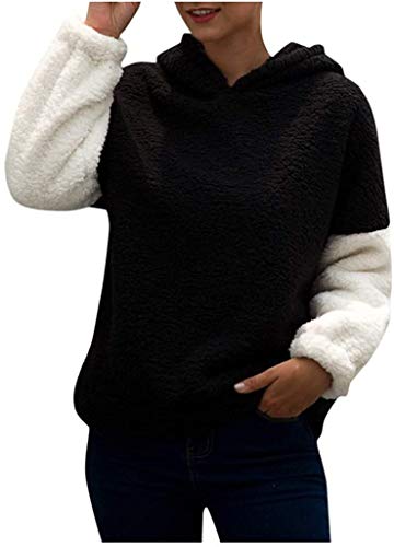 Abrigo Chinchilla de moda para mujer, con costuras casuales, estampado a cuadros, ropa de abrigo de visón con cremallera de invierno (color: negro, tamaño: mediano)