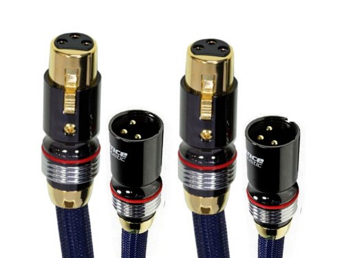 Advance Acoustic ACS 11, modulación-Cable, estéreo, simétrico XLR-connettore/Hembra, 1,2 m, Azul