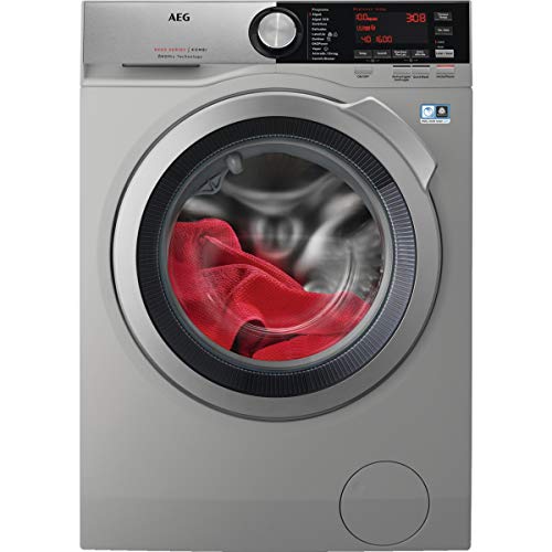 AEG L8WEC162S Lavasecadora de Libre Instalación, Carga Frontal, Lava 10 Kg, Seca 6 Kg, 1600 rpm, Serie 8000, Motor Inverter, Programa NonStop, Panel LCD, Puerta, Inox, Clase A AEG L8WEC162S Lavasecadora de Libre Instalación, Carga Frontal, Lava 10 Kg, Seca 6 Kg, 1600 rpm, Serie 8000, Motor Inverter, Programa NonStop, Panel LCD, Puerta, Inox, Clase A