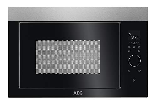 AEG MBE2657SEM Integrado Solo - Microondas (Integrado, Solo microondas, 26 L, 900 W, Tocar, Negro, Acero inoxidable)