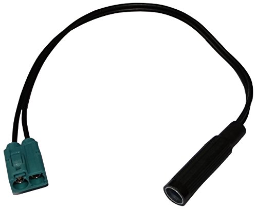 AERZETIX: Conector Cable Adaptador Enchufe Antena autoradio Doble FAKRA Hembra Verde DIN para Coche vehiculos C11992