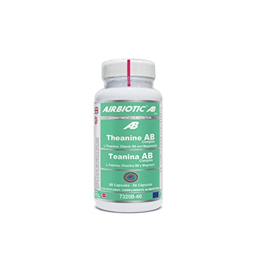 Airbiotic Theanine AB - Complemento Alimenticio, 60 Capsulas