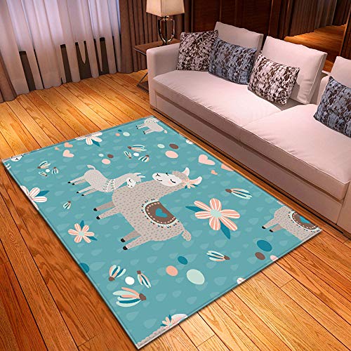 Alfombra,Dibujos Animados Alpacas Animal Patrón Anti-Skid Alfombra Terciopelo Shaggy Rug Junto A La Cama del Sofá para La Sala De Estar Dormitorio Oficina De Oficina De Los Niños Juegan A Alfombra,Dibujos Animados Alpacas Animal Patrón Anti-Skid Alfombra Terciopelo Shaggy Rug Junto A La Cama del Sofá para La Sala De Estar Dormitorio Oficina De Oficina De Los Niños Juegan A