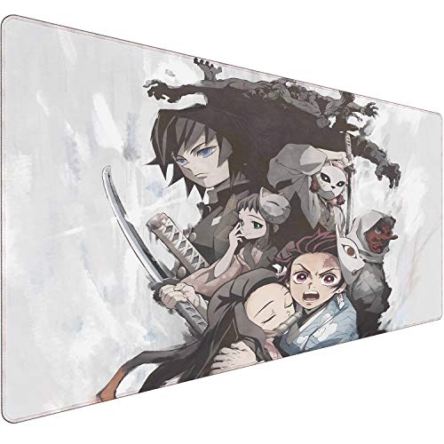 Alfombrilla para ratón Demon Blade Ghost Hunter-A de Juegos Jugador Mat Profesional Almohadilla para Teclado de Ordenador de Mesa Grande Alfombras de Juego 800X300X3mm XL