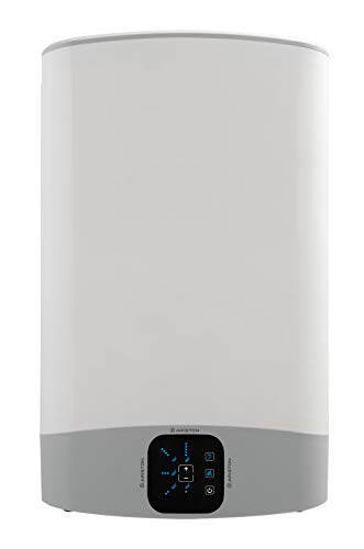 Ariston, Velis Wifi, Termo Eléctrico, Clase “B” Calificación Energética ErP, Capacidad 50 Litros, Acabado Titanio Esmaltado, 230 V, Ahorro de Energía, 3626327.