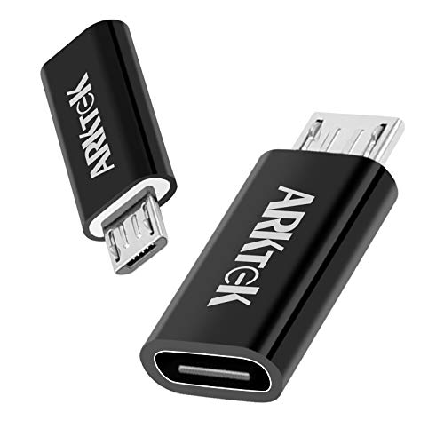 ARKTEK USB C Adaptador, USB C a Micro USB (Macho) Adaptador (4-Pack), Recargar & Sync para Samsung Galaxy S7/S7 Edge, LG G4, Nexus 5/6 y Otro Dispositivo Micro USB