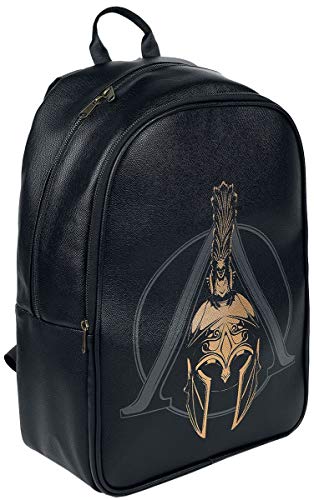 Assassin's Creed Assassins Creed Odyssey Logo Premium Backpack, Unisex, Black (Bp147866Aco) Mochila tipo casual 41 centimeters Negro (Black)
