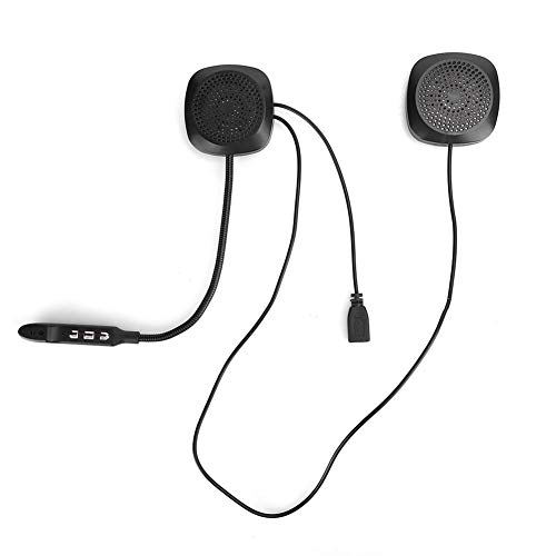 Auriculares Bluetooth para casco de motocicleta, auriculares manos libres con micrófono, estéreo de alta fidelidad con doble canal de sonido, auriculares inalámbricos Bluetooth 5.0 e intercomunicador Auriculares Bluetooth para casco de motocicleta, auriculares manos libres con micrófono, estéreo de alta fidelidad con doble canal de sonido, auriculares inalámbricos Bluetooth 5.0 e intercomunicador