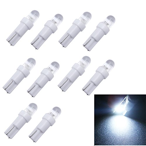 Boomboost 10pieces T5 Cuña W2 1LED W5W LED Dashboard Cuña luz del Coche Marca 100% Nuevo de Coche Bombilla Boomboost 10pieces T5 Cuña W2 1LED W5W LED Dashboard Cuña luz del Coche Marca 100% Nuevo de Coche Bombilla