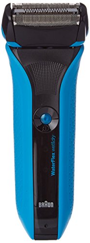 Braun WaterFlex WF2s Máquina de afeitar de láminas Recortadora Negro - Afeitadora (Máquina de afeitar de láminas, Negro, LED, Batería, Ión de litio, 1 h)