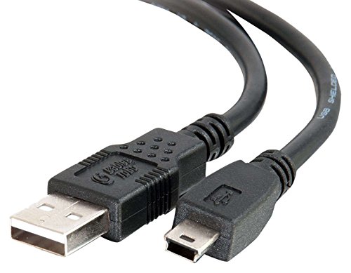CABLES TO GO 1m USB 2.0 A/Mini-B Cable - Cable USB (USB A, Mini-USB B, Macho/Macho, 1 m, 50 g) Negro