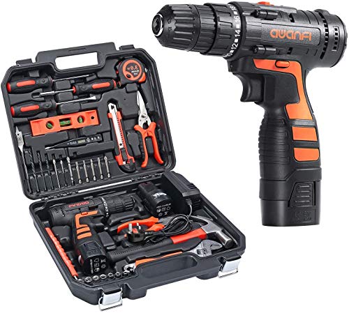 Caja Herramientas Taladro Atornillador y Accesorios 35 en 1,Taladro Eléctrico con 2 Baterías 16.8V,Destornillador Cuchillo Martillo Calibrador Cinta Métrica Llave Ajustable y Bolígrafo Eléctrico etc. Caja Herramientas Taladro Atornillador y Accesorios 35 en 1,Taladro Eléctrico con 2 Baterías 16.8V,Destornillador Cuchillo Martillo Calibrador Cinta Métrica Llave Ajustable y Bolígrafo Eléctrico etc.
