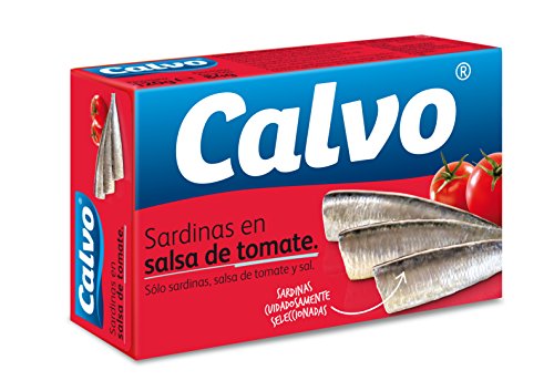 Calvo Sardinas en Tomate - Paquete de 10 x 120 gr - Total: 1200 gr