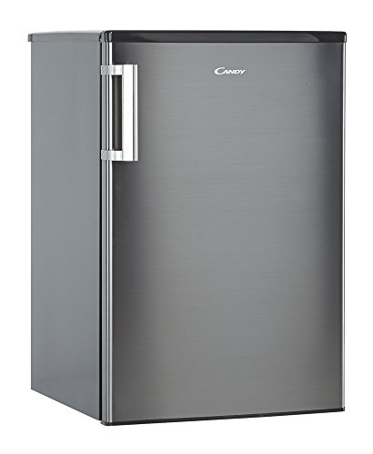 Candy CCTOS 542XHN - Frigorífico pequeño con congelador, 95 litros nevera, 14 litros congelador, 39 dba, iluminación Led, ancho 55cm, clase A+, inox