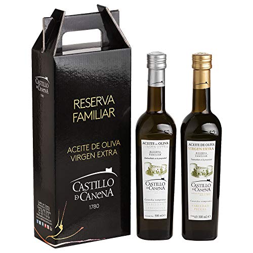 Castillo de Canena Reserva Familiar Picual y Arbequina, Aceite de oliva virgen extra - 2 Botellas de 500 ml