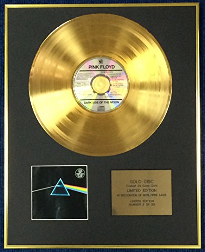 Century Music Awards Pink Floyd - Disco de oro de 24 quilates edición limitada - Dark Side of the Moon