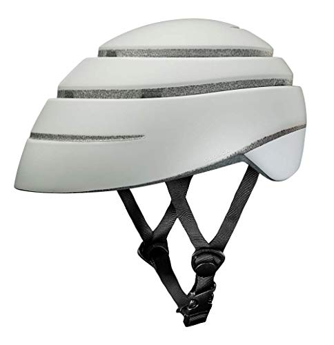 Closca Casco de Bicicleta para Adulto, Plegable Helmet Loop. Casco de Bici y Patinete Eléctrico/Scooter para Mujer y Hombre Unisex. Perla/Blanco, Talla L Closca Casco de Bicicleta para Adulto, Plegable Helmet Loop. Casco de Bici y Patinete Eléctrico/Scooter para Mujer y Hombre Unisex. Perla/Blanco, Talla L