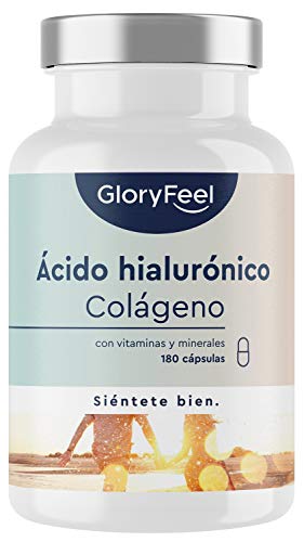 Colágeno + Ácido hialurónico + Biotina + Vitamina C natural + Zinc + Selenio + Extracto de bambú - Para la piel, articulaciones, los huesos y el cabello -180 cápsulas (Suministro para 3 meses) Colágeno + Ácido hialurónico + Biotina + Vitamina C natural + Zinc + Selenio + Extracto de bambú - Para la piel, articulaciones, los huesos y el cabello -180 cápsulas (Suministro para 3 meses)