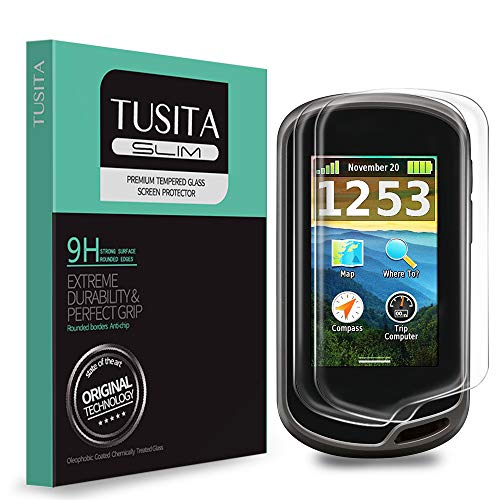 Cristal Templado para Garmin Oregon 600 600t 650 650t 700 750 750t - Protector Pantalla (2 Unidades) Ultrafino Vidrio (0.33mm), Ultraresistente (9H Dureza) con Kit de Instalación sin Burbujas