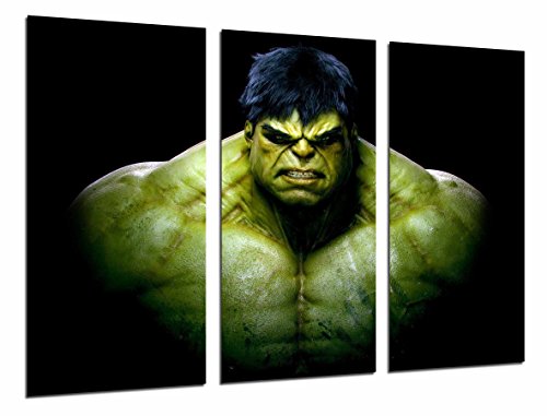Cuadro Fotográfico Hulk, superheroe, comic Tamaño total: 97 x 62 cm XXL