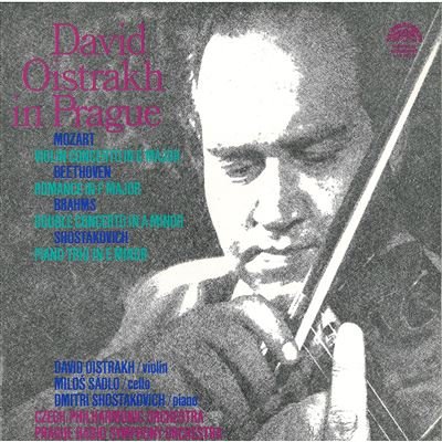 David Oistrach in Prague Concerto per violino K 216 n.3 in SOL (1775) Romanza per violino op 50 n.2 in FA (1798) Concerto per violino e cello op 102 'Double Concer Trio per piano n.2 op 67 (1944) in mi