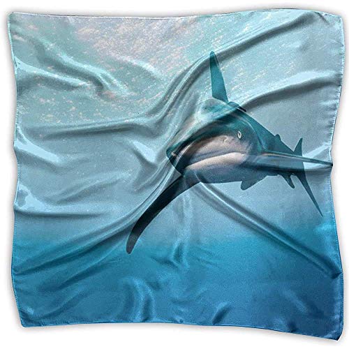 Diadema, Bandana de seda Oceanic Whitetip Shark Closeup, diademas cómodas para correr en el gimnasio, 100x100cm