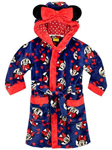 Disney Bata para niñas Minnie Mouse Azul 6-7 Años