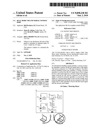 Dual mode USB and serial console port: United States Patent 9858238 (English Edition)